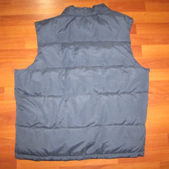 Old Navy Dark Blue Puffer Vest w/Hood - XL - Picture 10 of 10